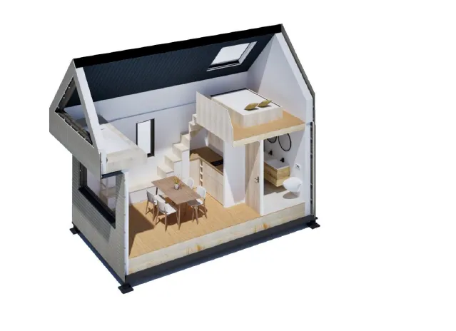 plan coupure de la maison